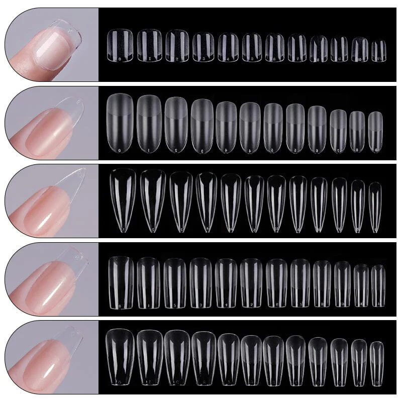 120pcs Almond Semi-frosted False Nail Tips - Image 13