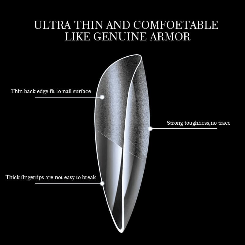 120pcs Almond Semi-frosted False Nail Tips - Image 3