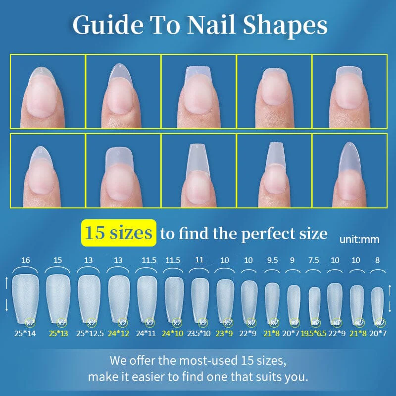 120pcs Full Cover Matte Soft Gel Tips False Nails - Image 12