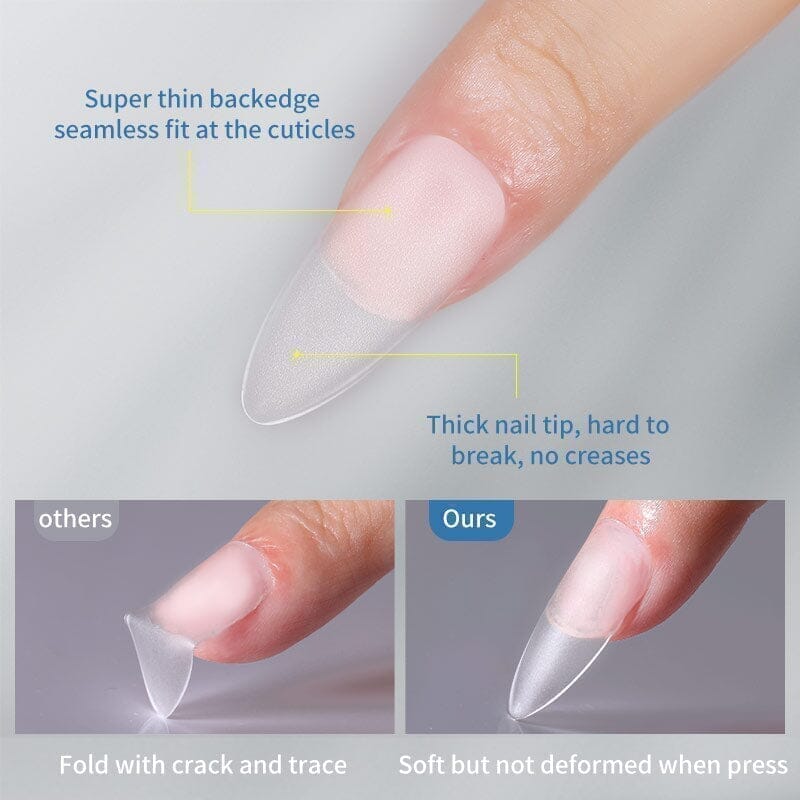 120pcs Full Cover Matte Soft Gel Tips False Nails - Image 10