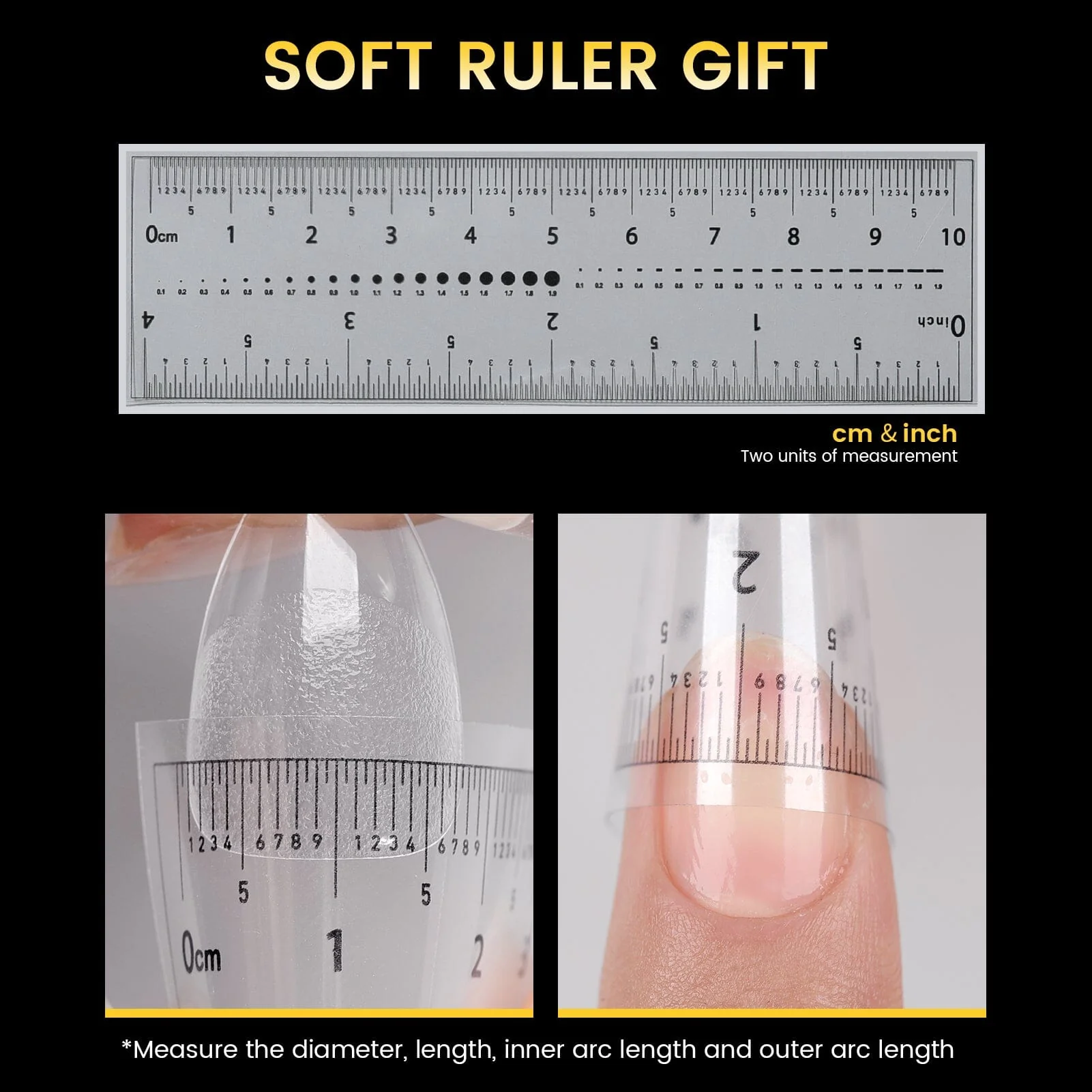 288pcs Short Oval Pre-File Nail Tips 12 Different Sizes - Image 8