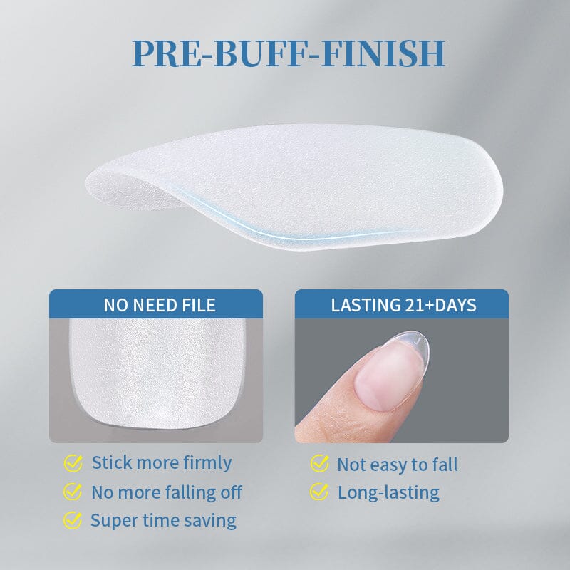 300pcs Matte Soft Gel Tips False Nails Full Cover Short - Image 10