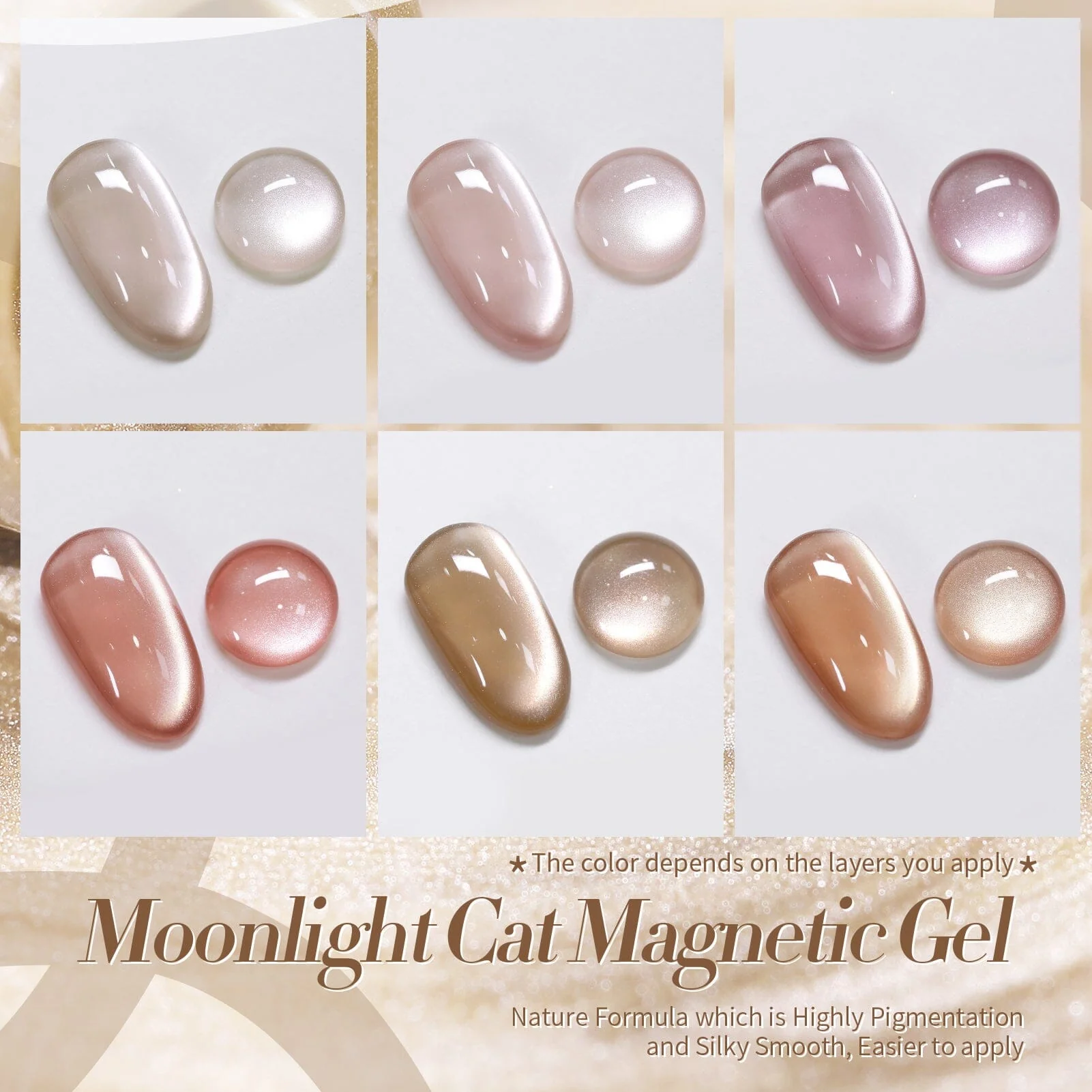 6 Colors Moonlight Cat Magnetic Gel M29 Autumn Scent 7ml - Image 6