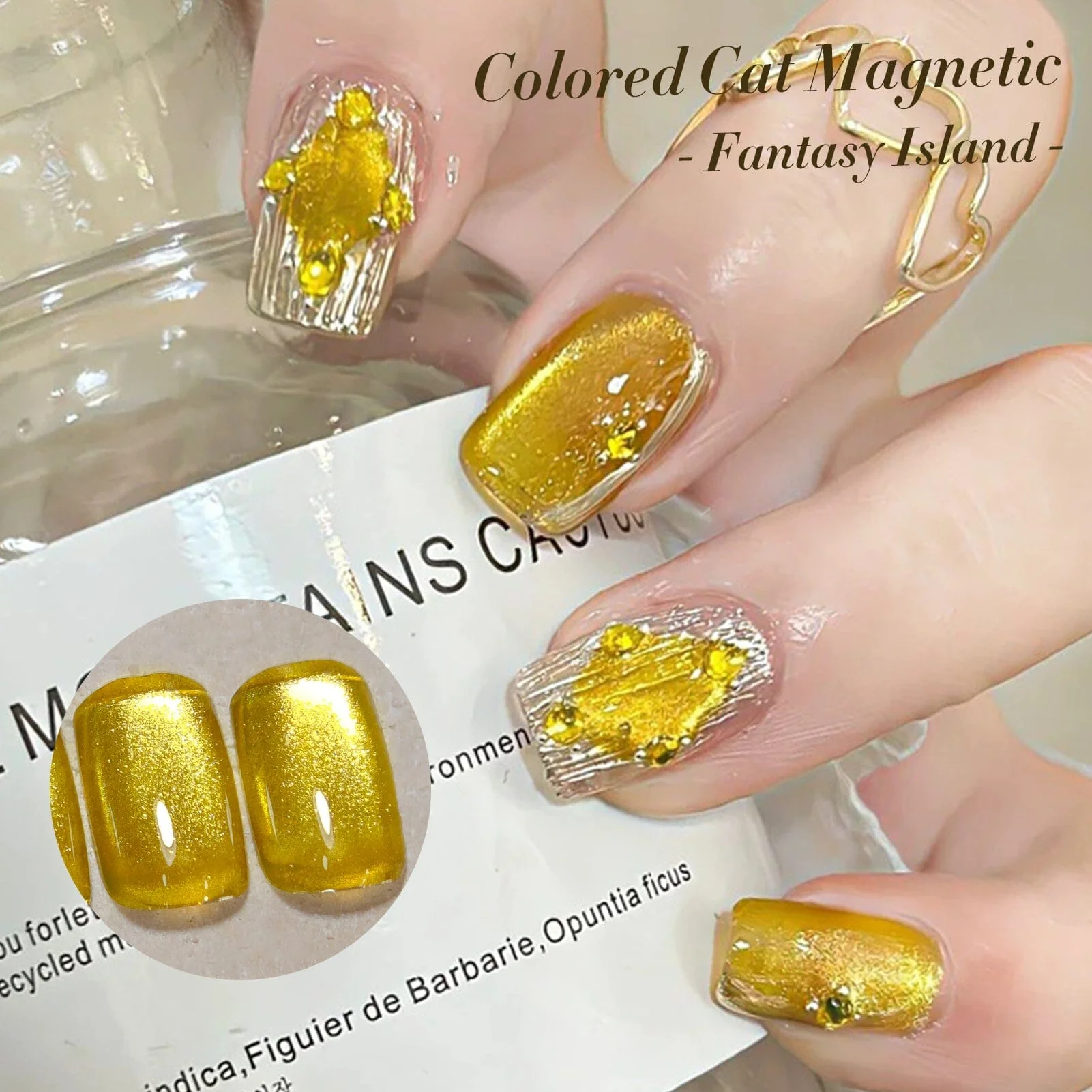 6 Colors Colored Cat Magnetic Gel M03 Fantasy Island 7ml - Image 3