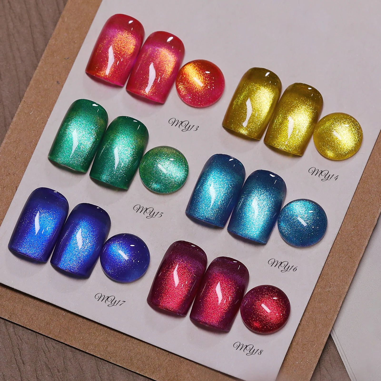 6 Colors Colored Cat Magnetic Gel M03 Fantasy Island 7ml - Image 8