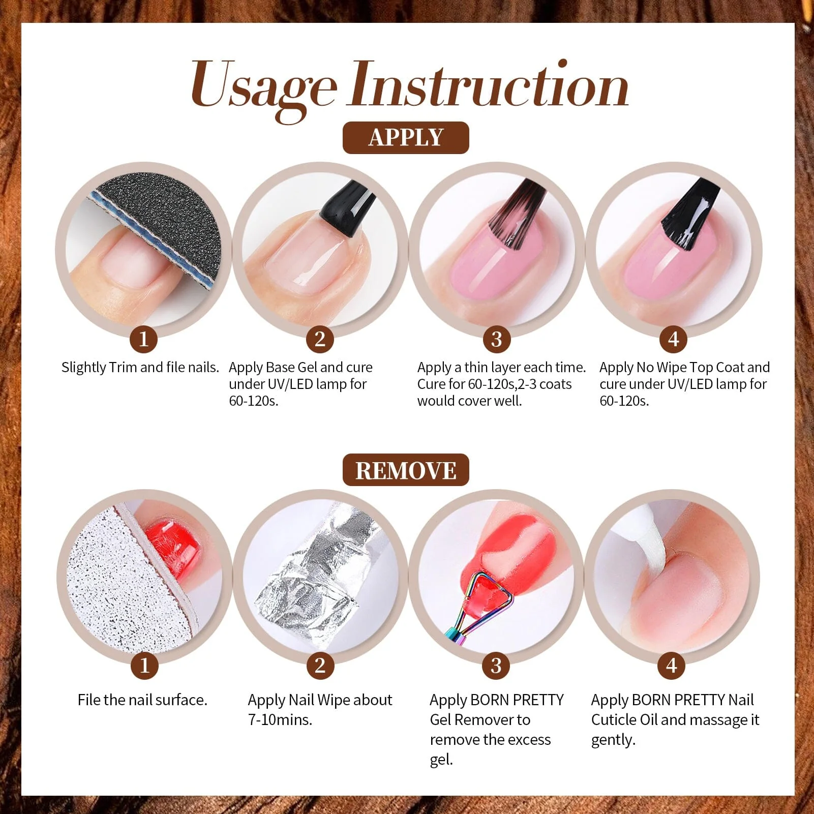 6 Colors Glass Cat Magnetic Gel M17 Ebony Rose 7ml - Image 5