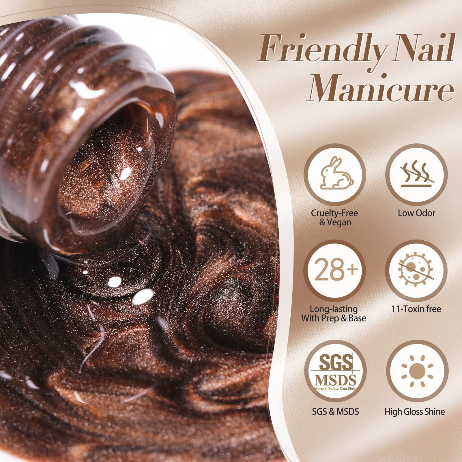 6 Colors Glass Cat Magnetic Gel M22 Dark Romance 7ml - Image 9