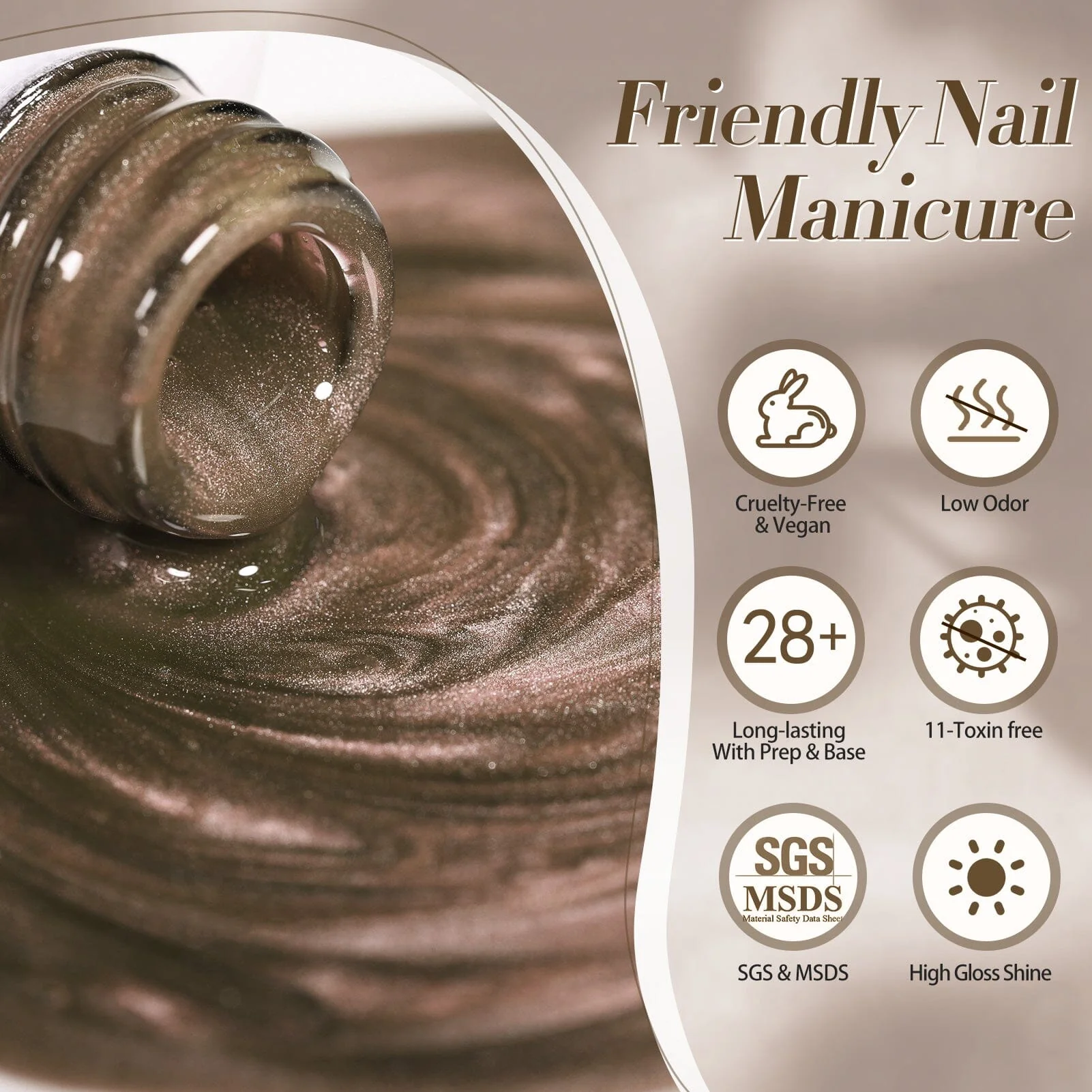 6 Colors Glass Cat Magnetic Gel M42 Sauvage 7ml - Image 5