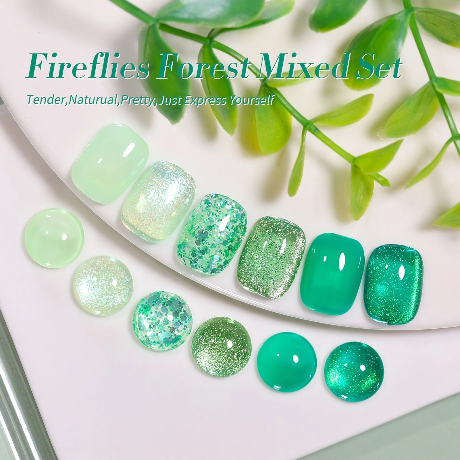 6 Colors Jelly Magnetic Gel J46 Fireflies Forest 7ml - Image 8