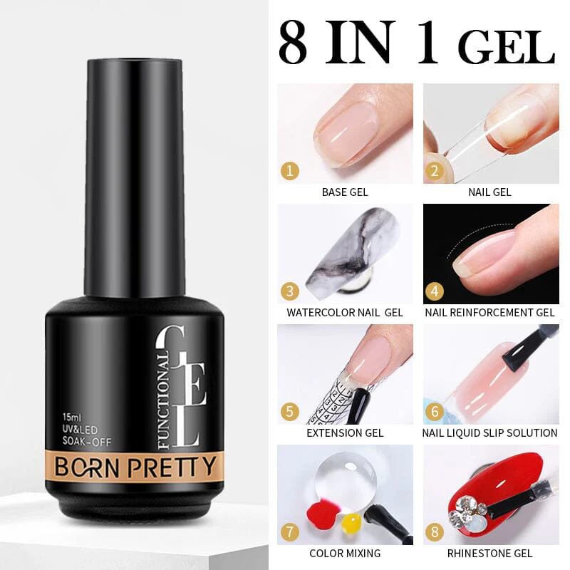8 in 1 Nail Glue Gel 15ml - Image 14