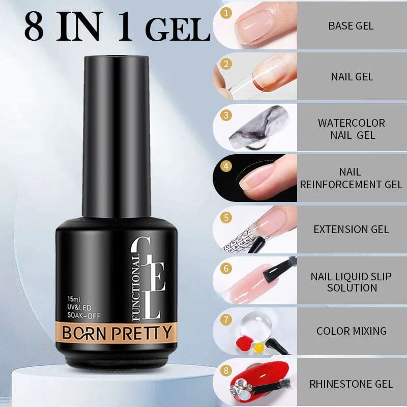 8 in 1 Nail Glue Gel 15ml - Image 3