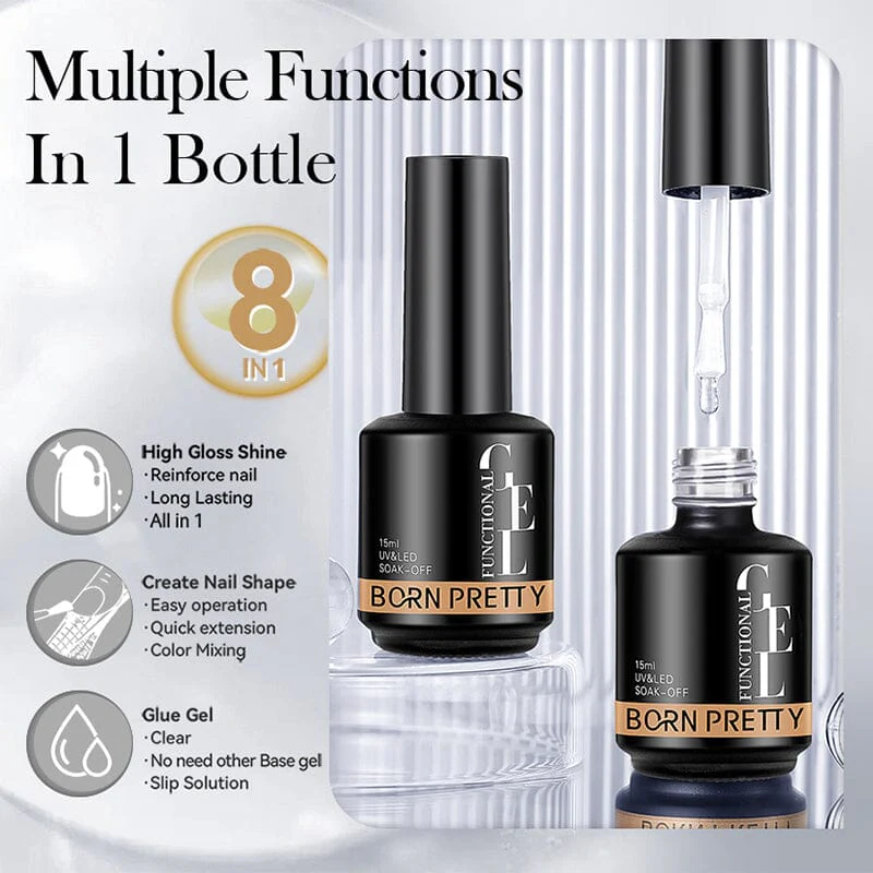 8 in 1 Nail Glue Gel 15ml - Image 7