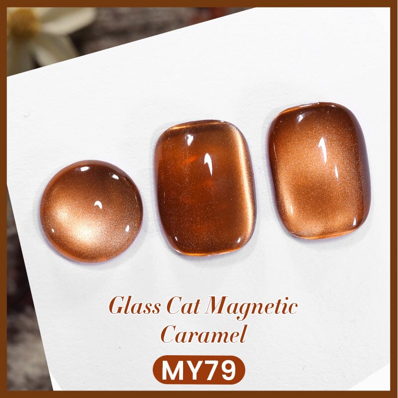 Glass Cat Magnetic Gel MY79 Caramel 10ml - Image 4