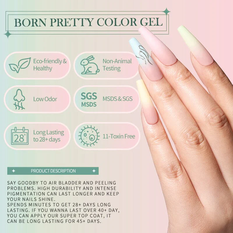 Color Gel Polish CG001 10ml - Image 4