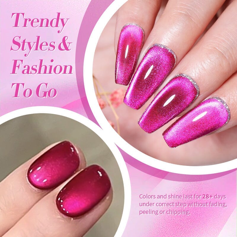 Cat Magnetic Gel MY112 Dark Plum Sauce 10ml - Image 3