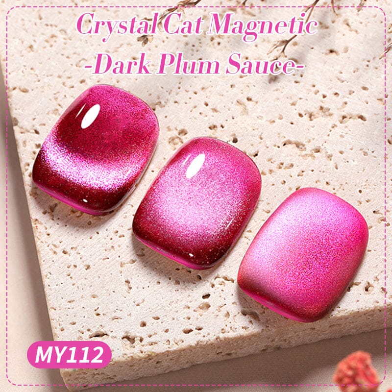 Cat Magnetic Gel MY112 Dark Plum Sauce 10ml - Image 5