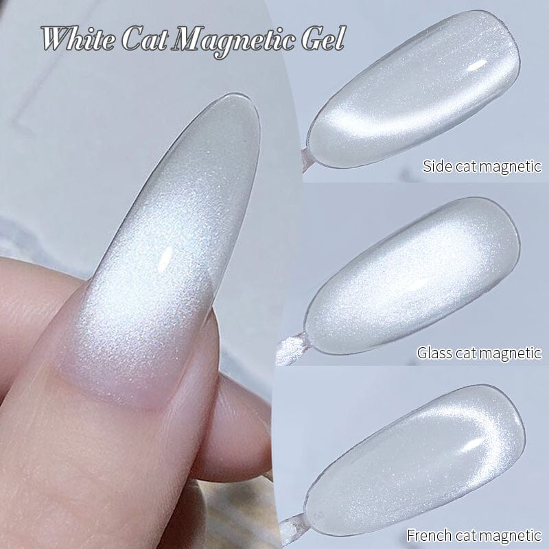 Cat Magnetic Gel MY77 Flowing Light White 10ml - Image 6