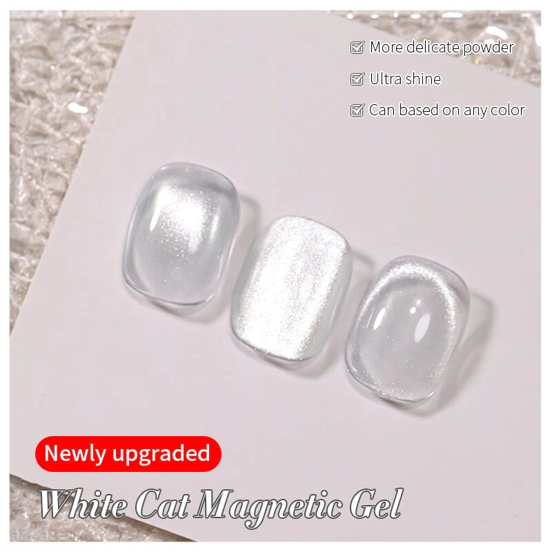 Cat Magnetic Gel MY77 Flowing Light White 10ml - Image 7
