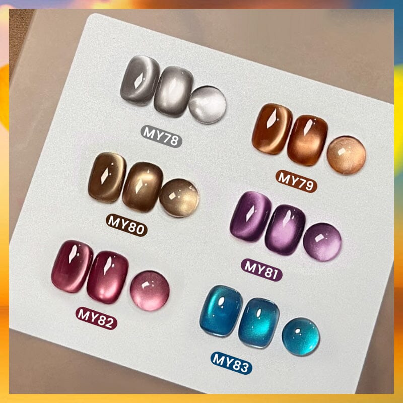 Glass Cat Magnetic Gel Polish MY78-MY83 10ml - Image 4