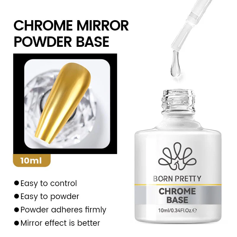 Chrome Mirror Powder Base Gel 10ml - Image 11