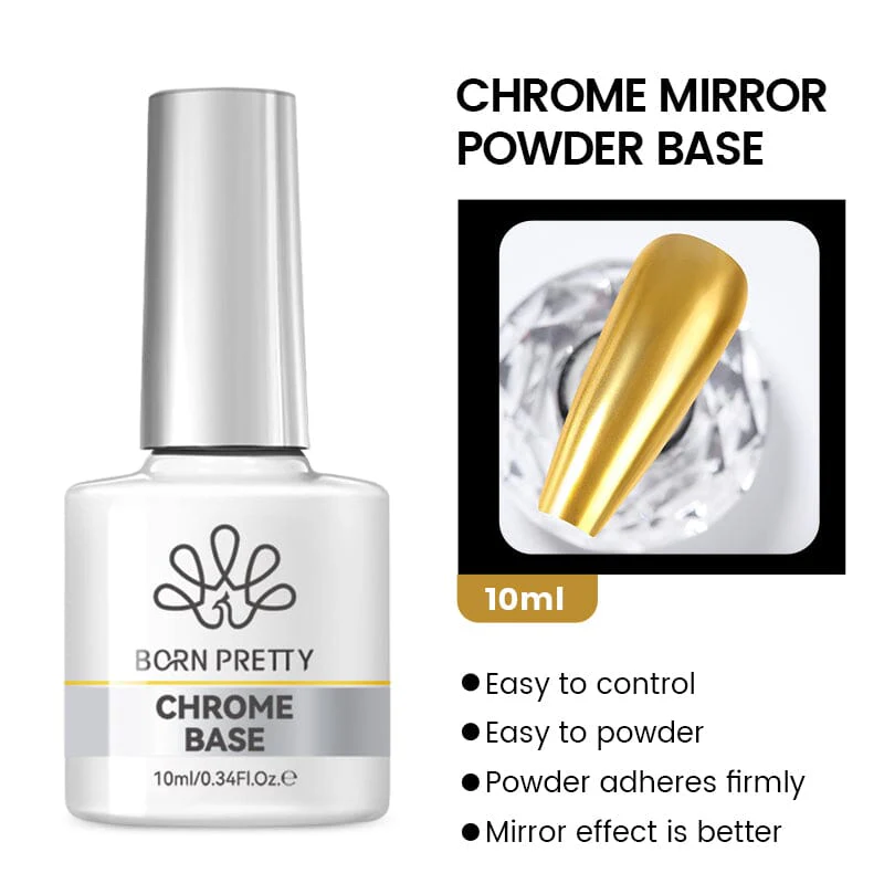 Chrome Mirror Powder Base Gel 10ml - Image 12