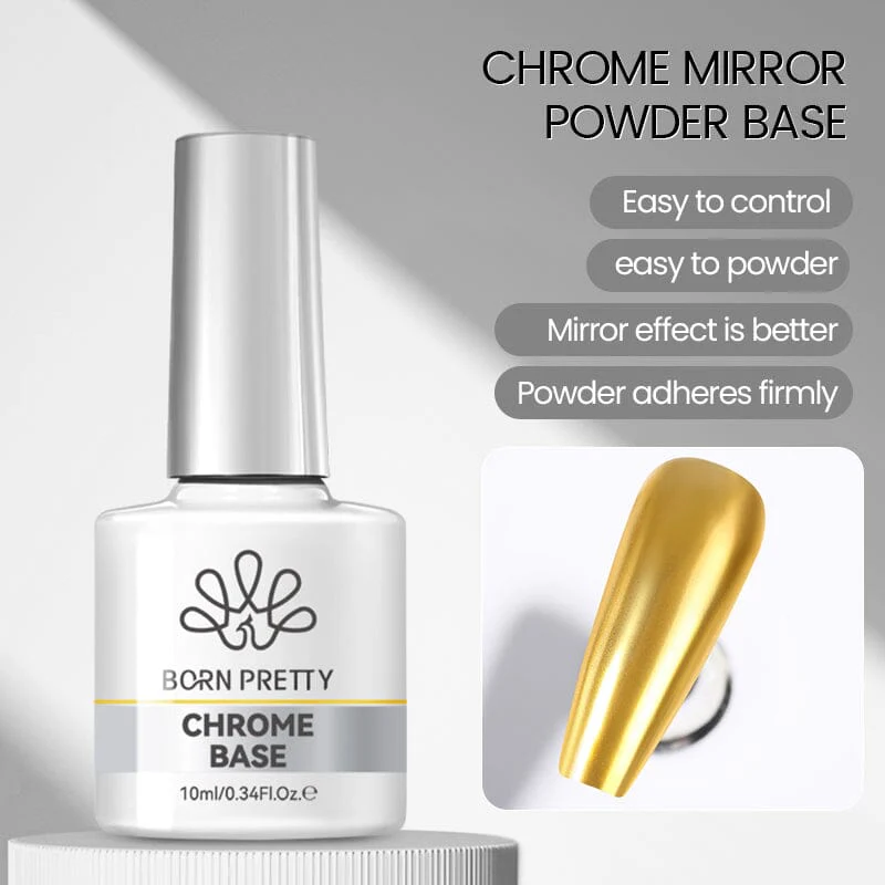 Chrome Mirror Powder Base Gel 10ml - Image 13