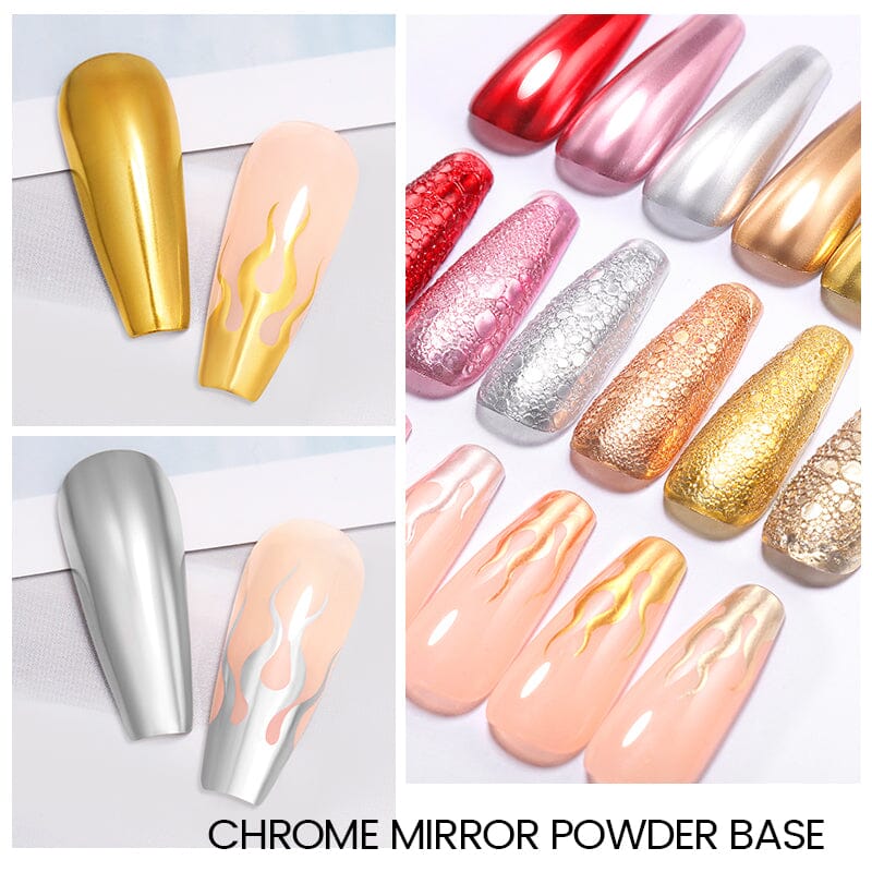 Chrome Mirror Powder Base Gel 10ml - Image 9