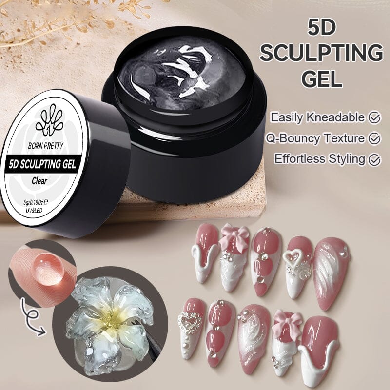 Clear 5D Sculpting Gel 5g - Image 5