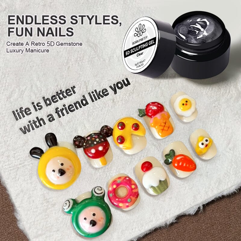 Clear 5D Sculpting Gel 5g - Image 8