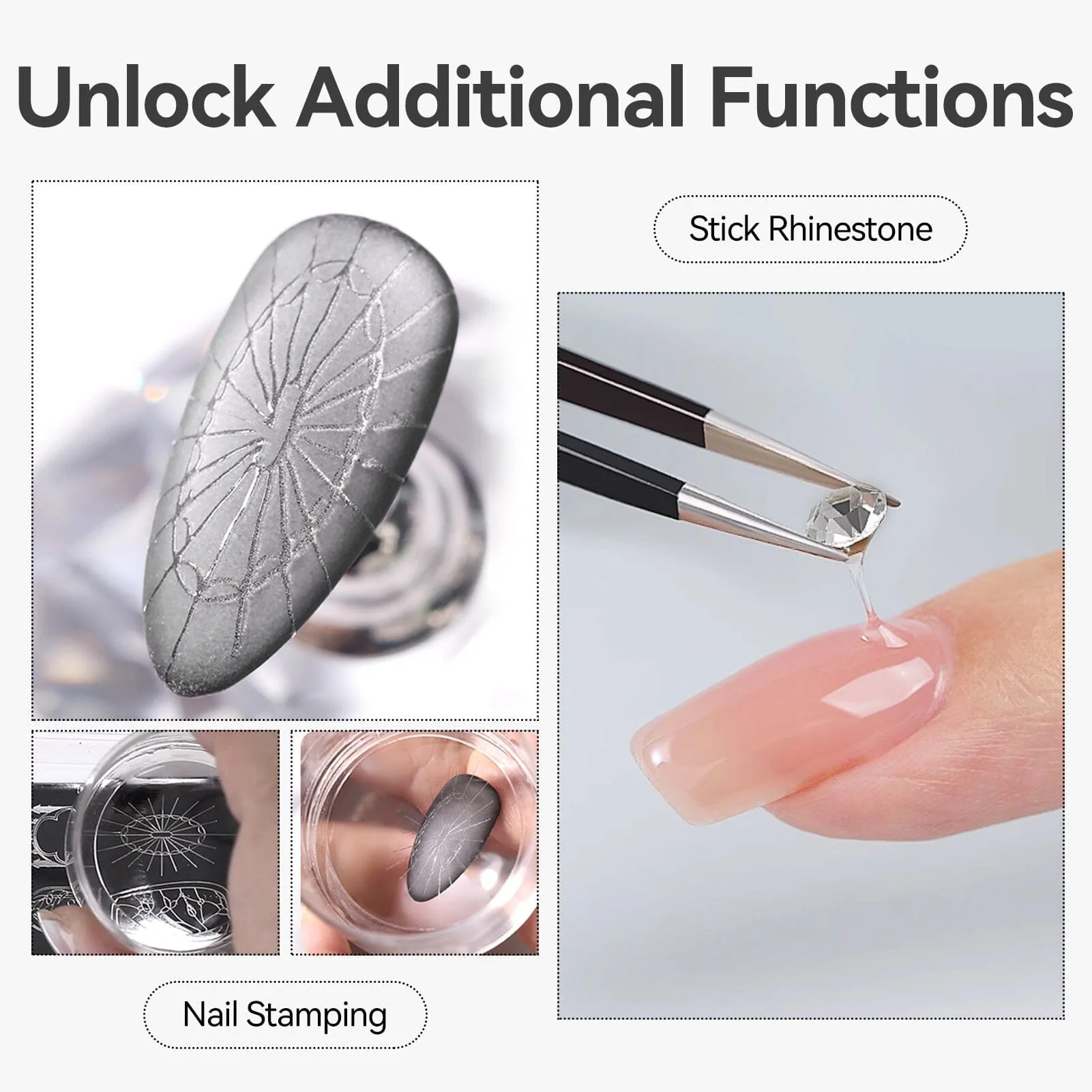 Clear Semi Solid Molding Gel Polish 5g - Image 3