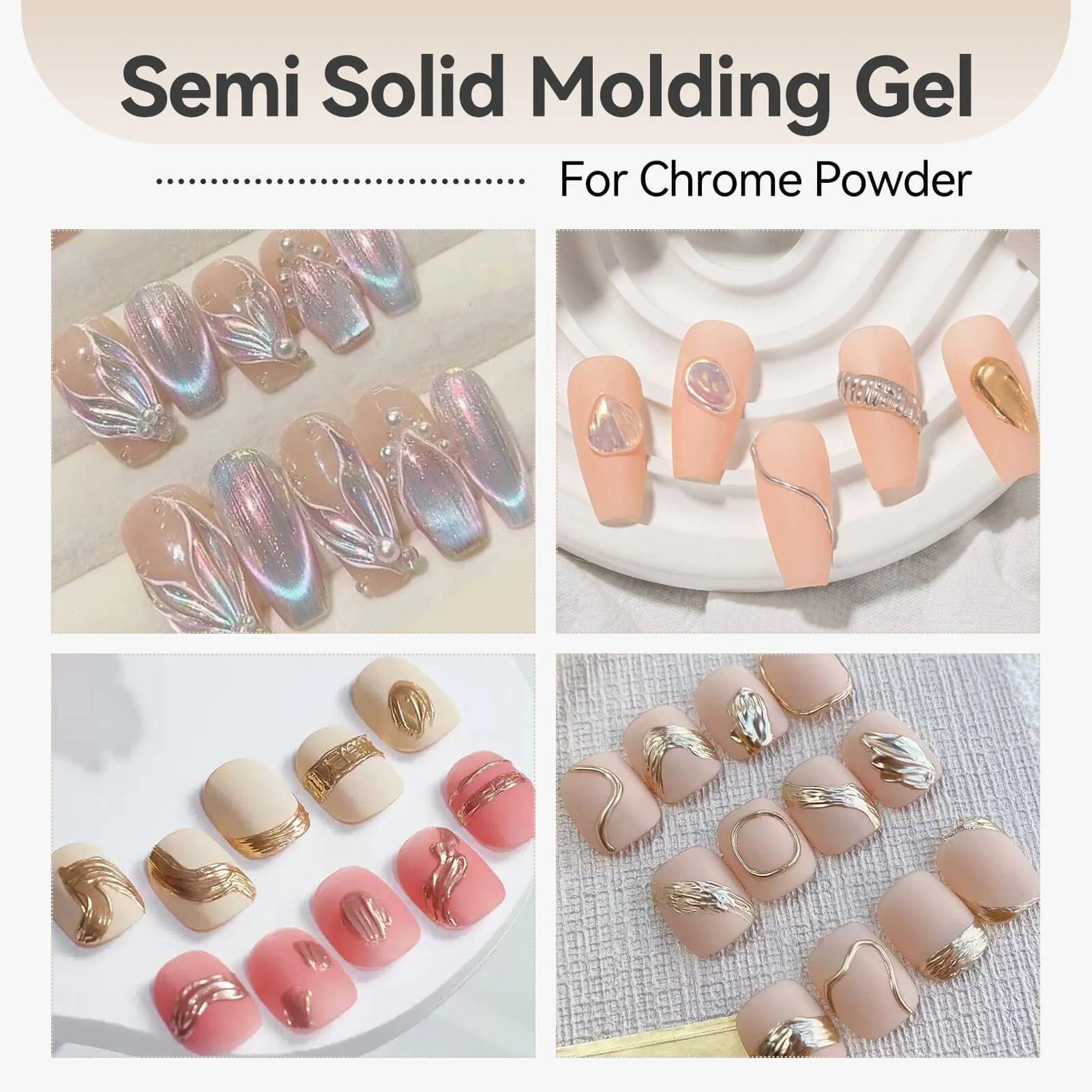 Clear Semi Solid Molding Gel Polish 5g - Image 7