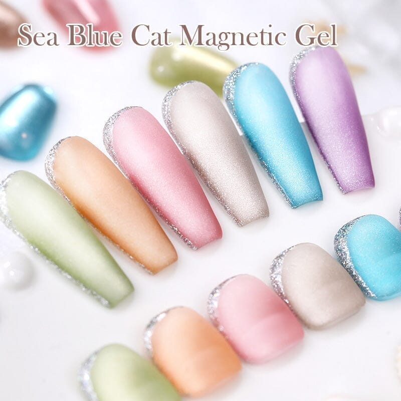 Crystal Cat Magnetic Gel Sea Blue Series 10ml - Image 15