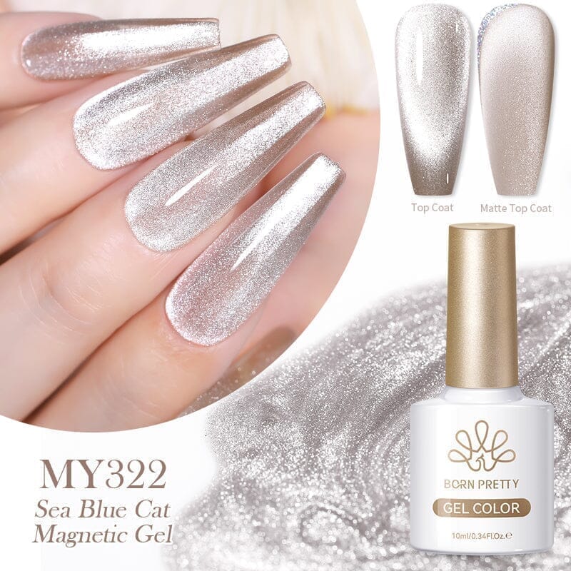 Crystal Cat Magnetic Gel Sea Blue Series 10ml - Image 14