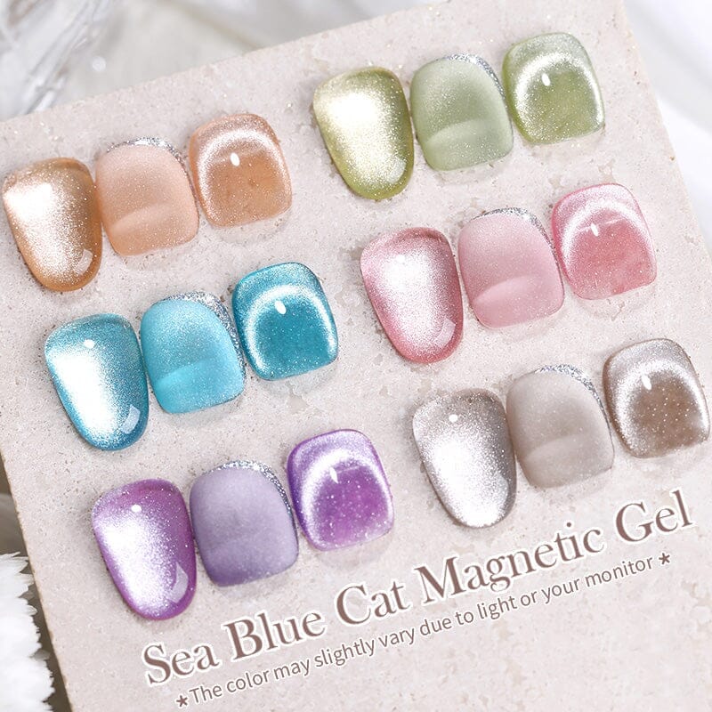 Crystal Cat Magnetic Gel Sea Blue Series 10ml - Image 12