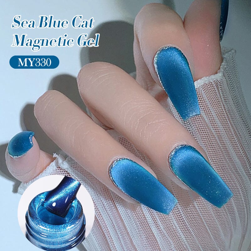 Crystal Cat Magnetic Gel Sea Blue Series 10ml - Image 17