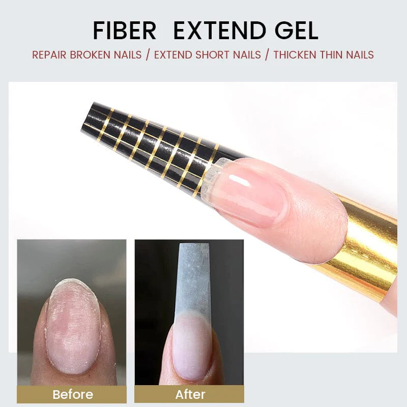 Fiber Glass Extension Nail Gel 30ml - Image 5