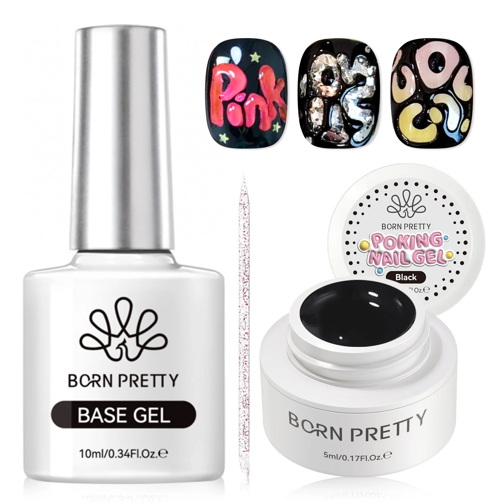 [FLASH SALE] Black Poking Nail Gel 5ml - Image 13