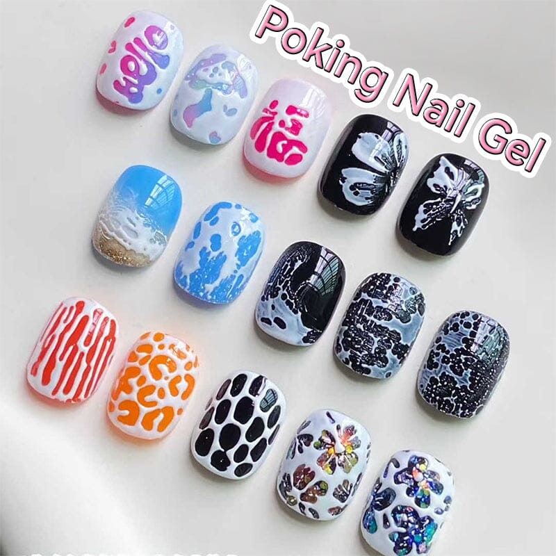 [FLASH SALE] Black Poking Nail Gel 5ml - Image 6