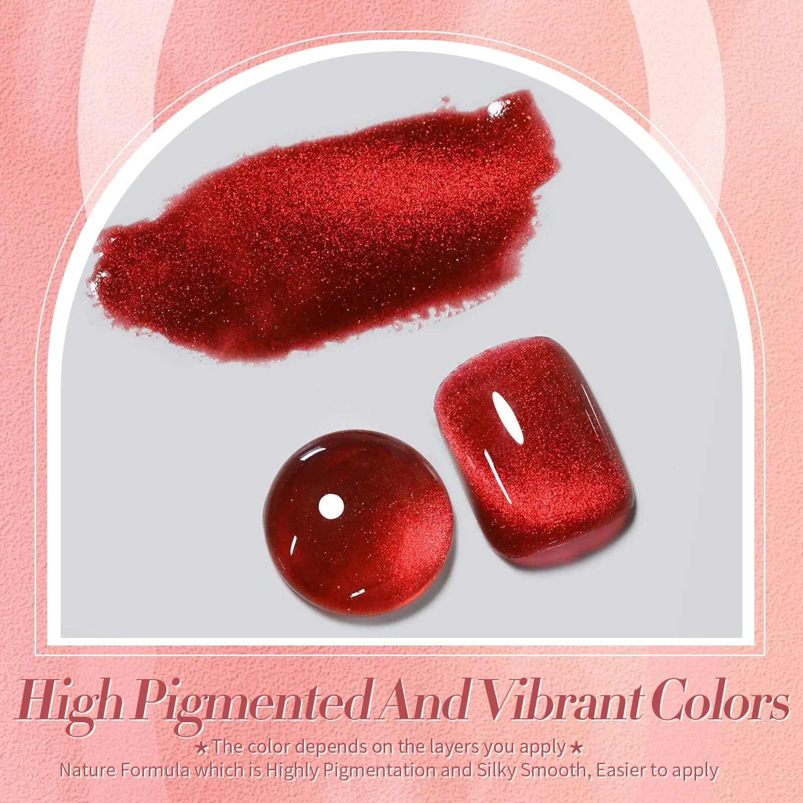[FLASH SALE] Cat Magnetic Gel MY217 Kiss of Ruby 15ml - Image 4