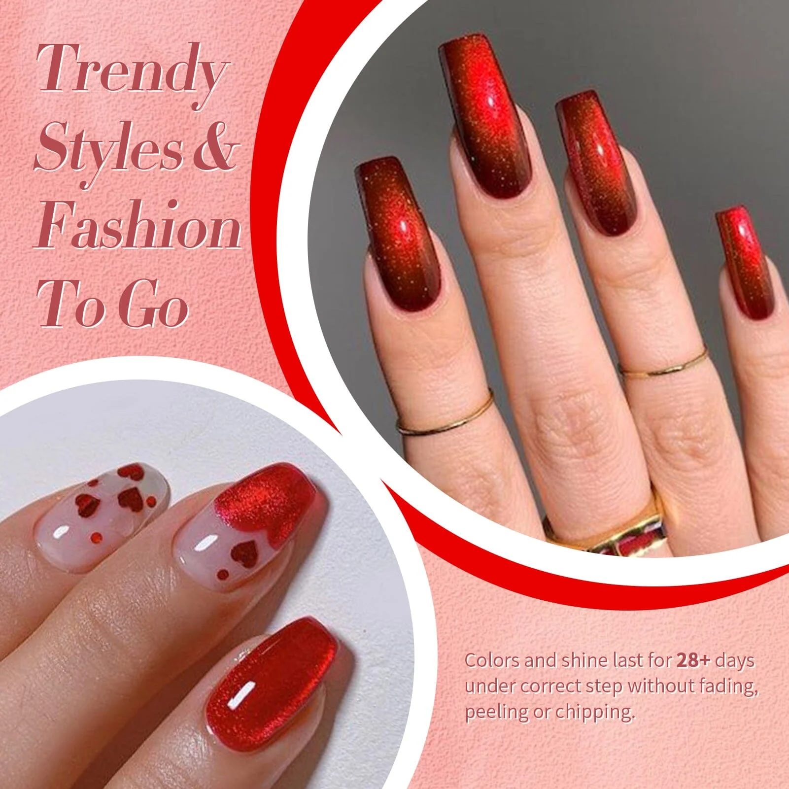 [FLASH SALE] Cat Magnetic Gel MY217 Kiss of Ruby 15ml - Image 5