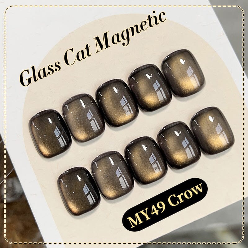 Glass Cat Magnetic Gel MY49 Crow 10ml - Image 6