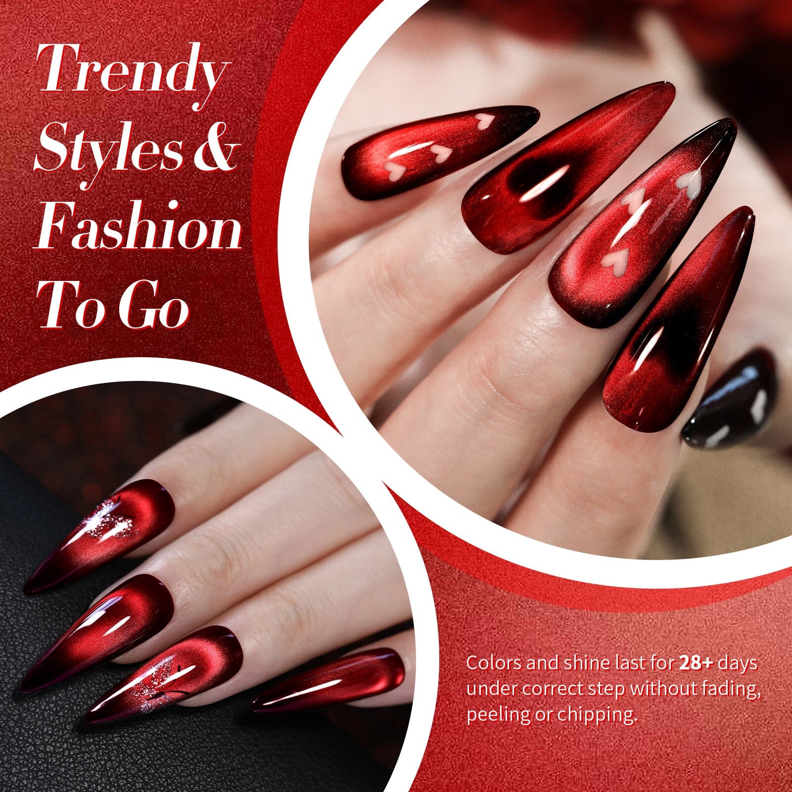 [FLASH SALE] Glass Cat Magnetic Gel MY153 Wishing Apple 15ml - Image 3