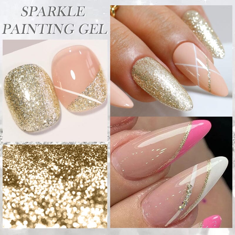 [FLASH SALE] Super Gold Sparkle Painting Gel 5ml - Image 5
