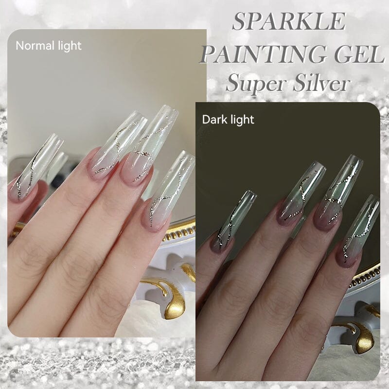 [FLASH SALE] Super Gold Sparkle Painting Gel 5ml - Image 6