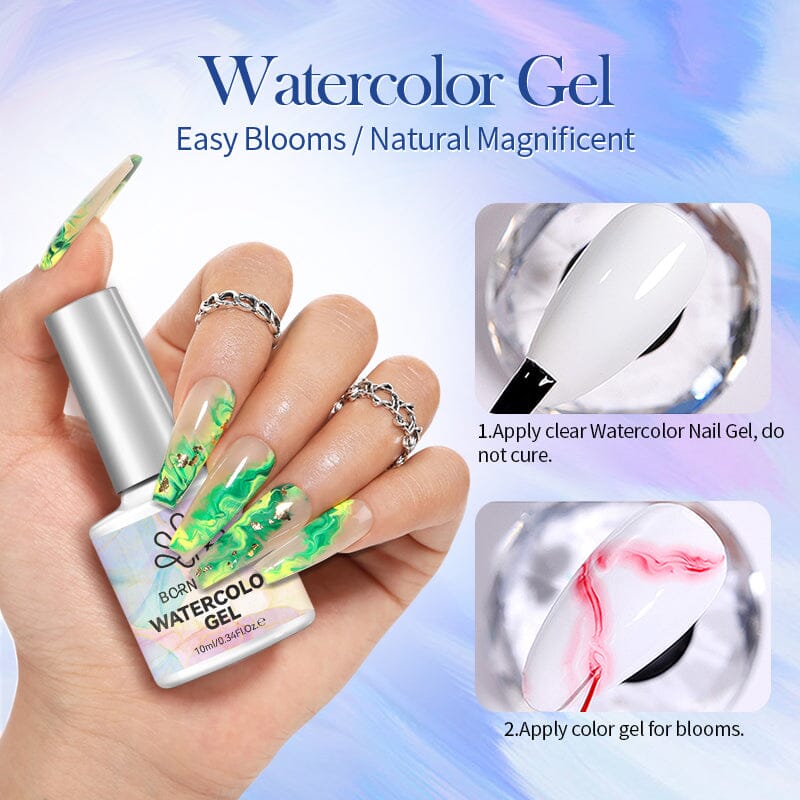 Watercolor Nail Gel 10ml - Image 4
