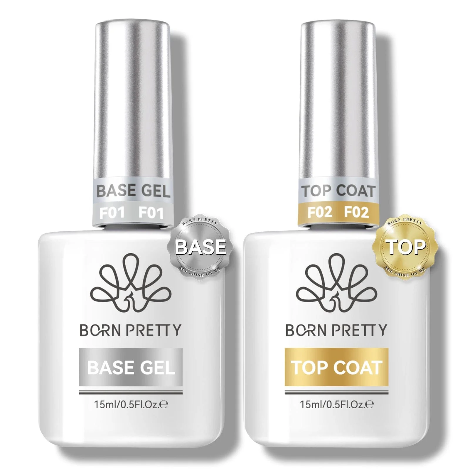 Base Gel & Super Top Coat Set 15ml - Image 11