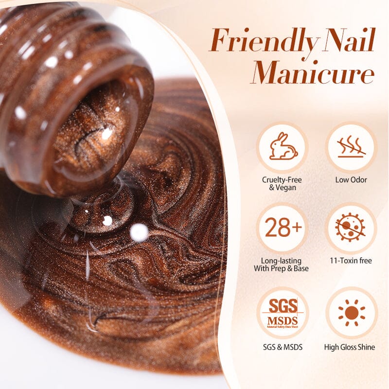 Glass Cat Magnetic Gel MY79 Caramel 10ml - Image 7