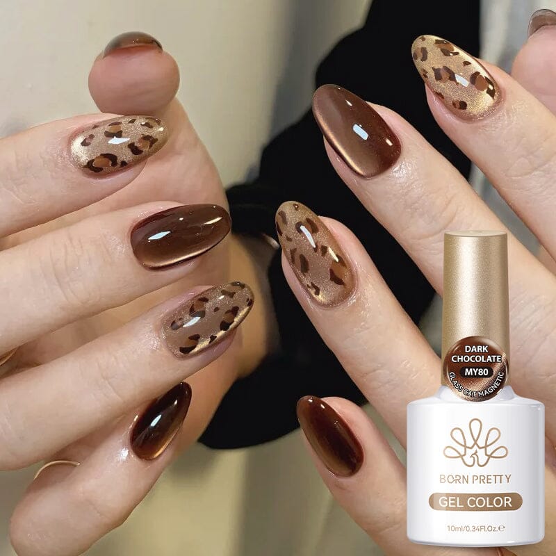 Glass Cat Magnetic Gel MY80 Dark Chocolate 10ml - Image 6