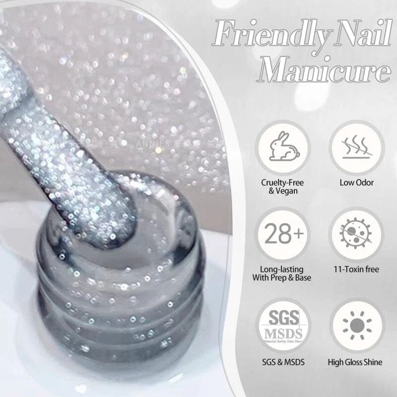 Glitter Color Gel Polish 10ml - Image 8