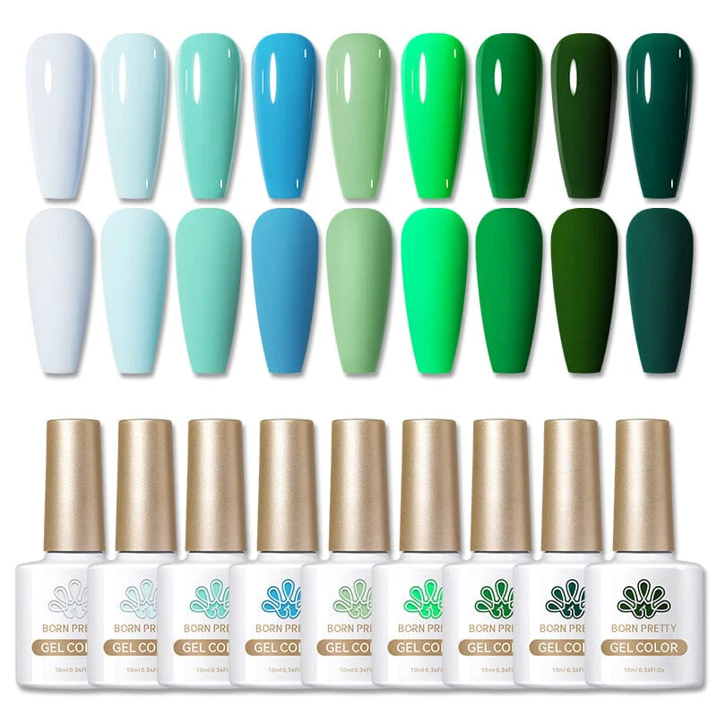 Green Blue Series Color Gel Polish 10ml - Image 15